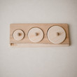montessori wooden circle size puzzle
