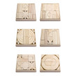 Viga Beech Wood Block Set - 6 Trays