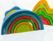 Qtoys Large Color rainbow Blocks