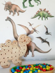 Little Pegz Dinosaur pegboard with super creative style