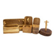 steiner style wooden doll furniture bathroom set