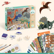 Djeco The World of Dinosaurs Multi Craft Box Kit Inclusions