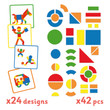 Djeco Geoform Boxed Set inclusions