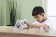 PolarB Shape Sorter & Gear in play