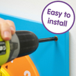 easy to install wall toy