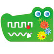 crocodile wall toy - head