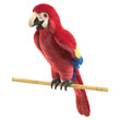 Folkmanis Scarlet Macaw Puppet