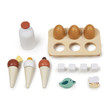 ice cream and egg set accessories