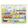 Jigsaw Puzzle 48pc - City Transportation Completed