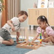 kids playing with sequence set - viga toys