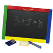 Viga Magnetic Reversible Board is a two-sided magnetic chalk and dry-erase board.