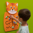 viga cat matching numbers wall toy