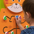 viga wall activity toy cat