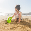 Child using Hape Green Hand Digger