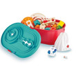 With a large bucket for storage, this clever set allows it to be part of the track. Kids will find new ways to build and have fun!