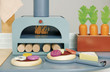 Make pizza with the Tenderleaf La Fiamma Grand Kitchen brick oven