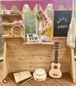 tenderleaf cash register in pretend play music shop