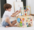 Viga 5-in-1 Activity Box with boy