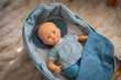 Djeco Blue Dream Doll Rocking Cradle - image 14