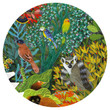 Djeco Puzz’Art Chameleon 150 pcs Puzzle rainforest print