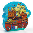 Djeco Barbarossa Boat 54pc Puzzle Box