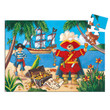 Djeco Pirate and Treasure 36pc Silhouette Puzzle full picture