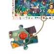 Djeco Enchanted Forest 100pc Observation Puzzle includes a seek-and-find activity