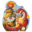 Djeco Vaillant And The Dragon 54pc Silhouette Puzzle - image 6