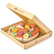 Tender Leaf Pizza Party comes in a delivery box