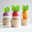 Le Toy Van Petilou Stacking Veggies with cute faces