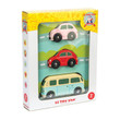 Le Toy Van Retro Metro Car Set Box