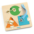 Djeco Lock Basic Wooden Puzzle doors closed
