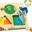 Djeco Lock Basic Wooden Puzzle Detail