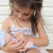 Bonikka Blue Cherub Baby Doll - image 6