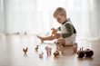Qtoys Farm Animals & Tractor Set 1