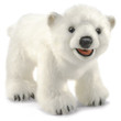 Folkmanis Polar Bear Cub Hand Puppet