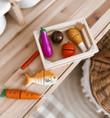 Fun Factory Pretend Play Cutting Food Set in Crate