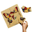 butterfly wooden layer puzzle