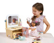 Child playing with doll using Tenderleaf Hair Salon Set