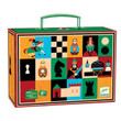 djeco chess and checkers game in carry case