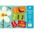 Djeco Duo Numbers 20pc Puzzle Box