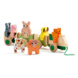 djeco farm train toy