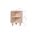 Montessori 2 Tier Corner Shelf