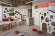 room featuring the three tier montessori shelf