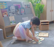 GAM Montessori display metal and wood book shelf 2