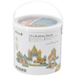 pastel city building blocks tub