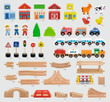 viga train set pieces included