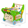 Viga Wooden Activity Walker - Crocodile dimensions
