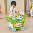 Viga Wooden Activity Walker - Crocodile playing