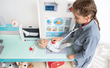 Pretend Play Doctors Station - 3 in 1 pretend checkup